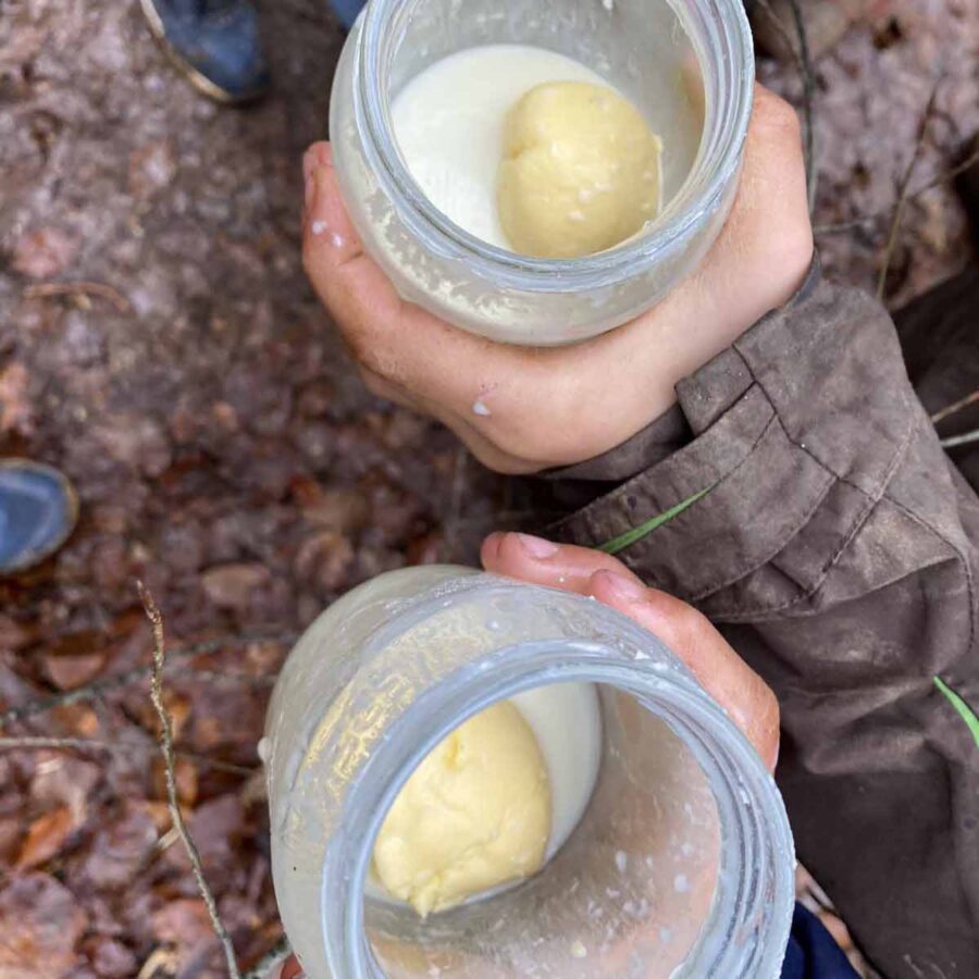 Butter im Novemberwald